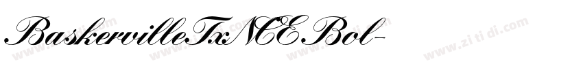 BaskervilleTxNCE Bol字体转换